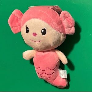 Pink Mermaid Plush Dog Toy 9 Inch